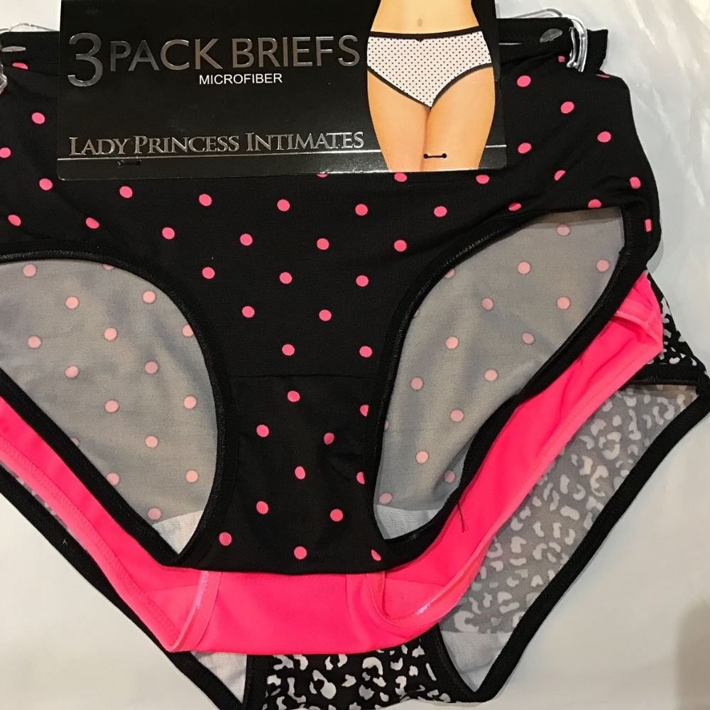 Lady Princess Microfiber Panties Briefs Sizes S